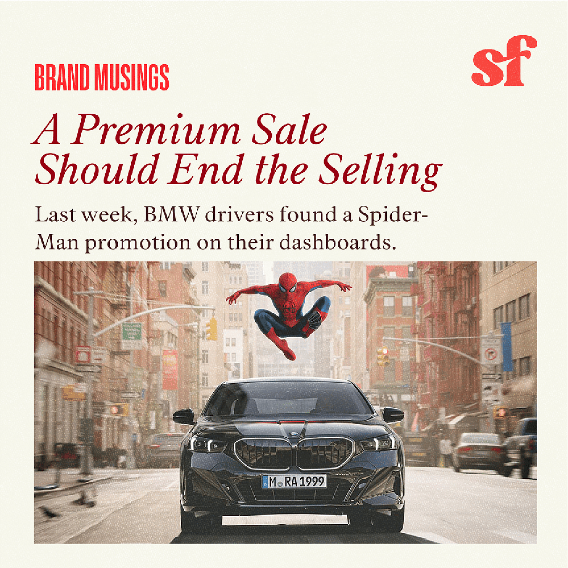 A Premium Sale Should End the Selling