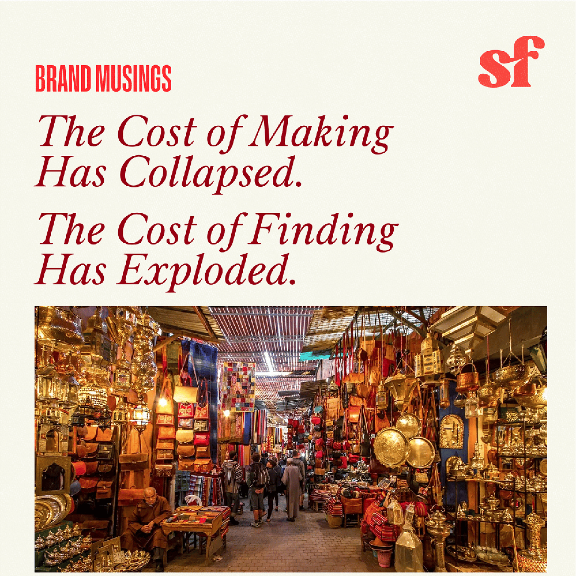 The great work hasn't disappeared. It has become harder to find.