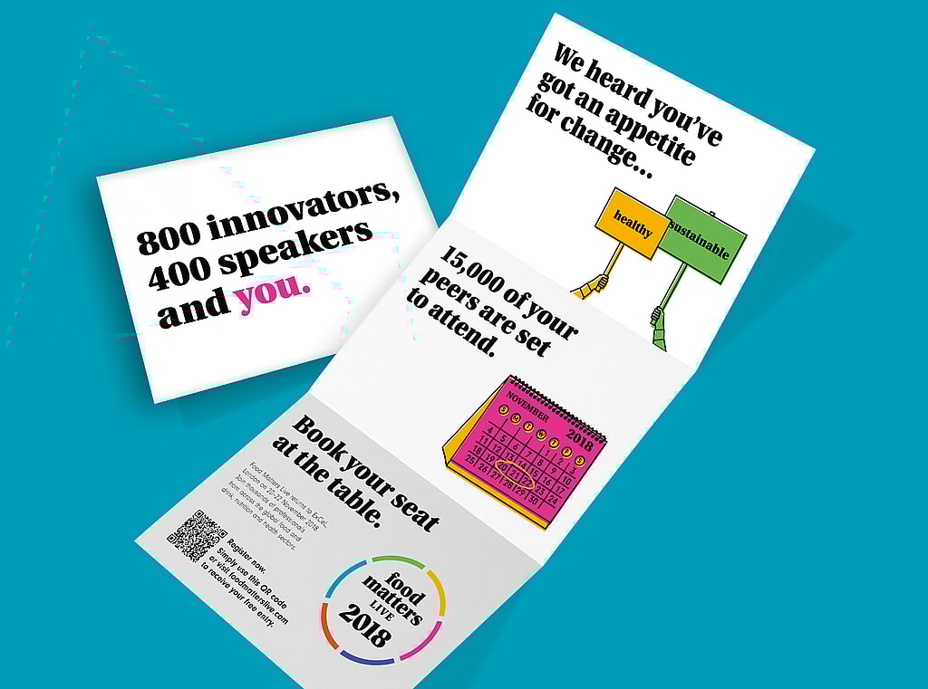 Straight Forward Design Food Matters Live Brand Creation