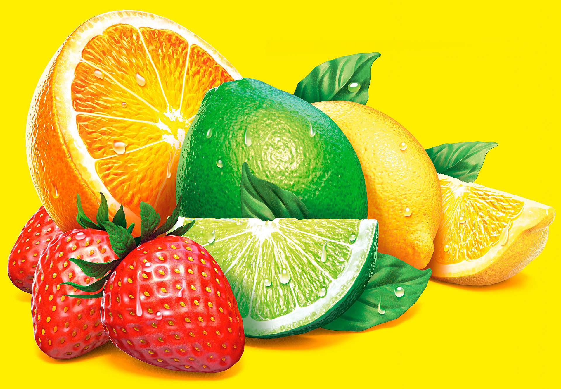 Straight Forward Design Opal Fruits Illustration 2020