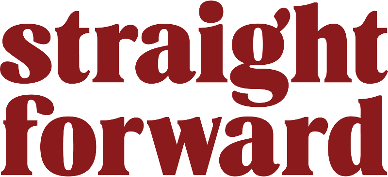 Straight Forward stacked logo