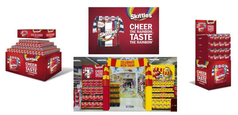 Skittles brand strategy and packaging by Straight Forward Design