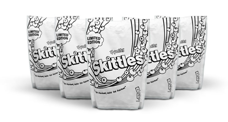 Skittles Pride pouches