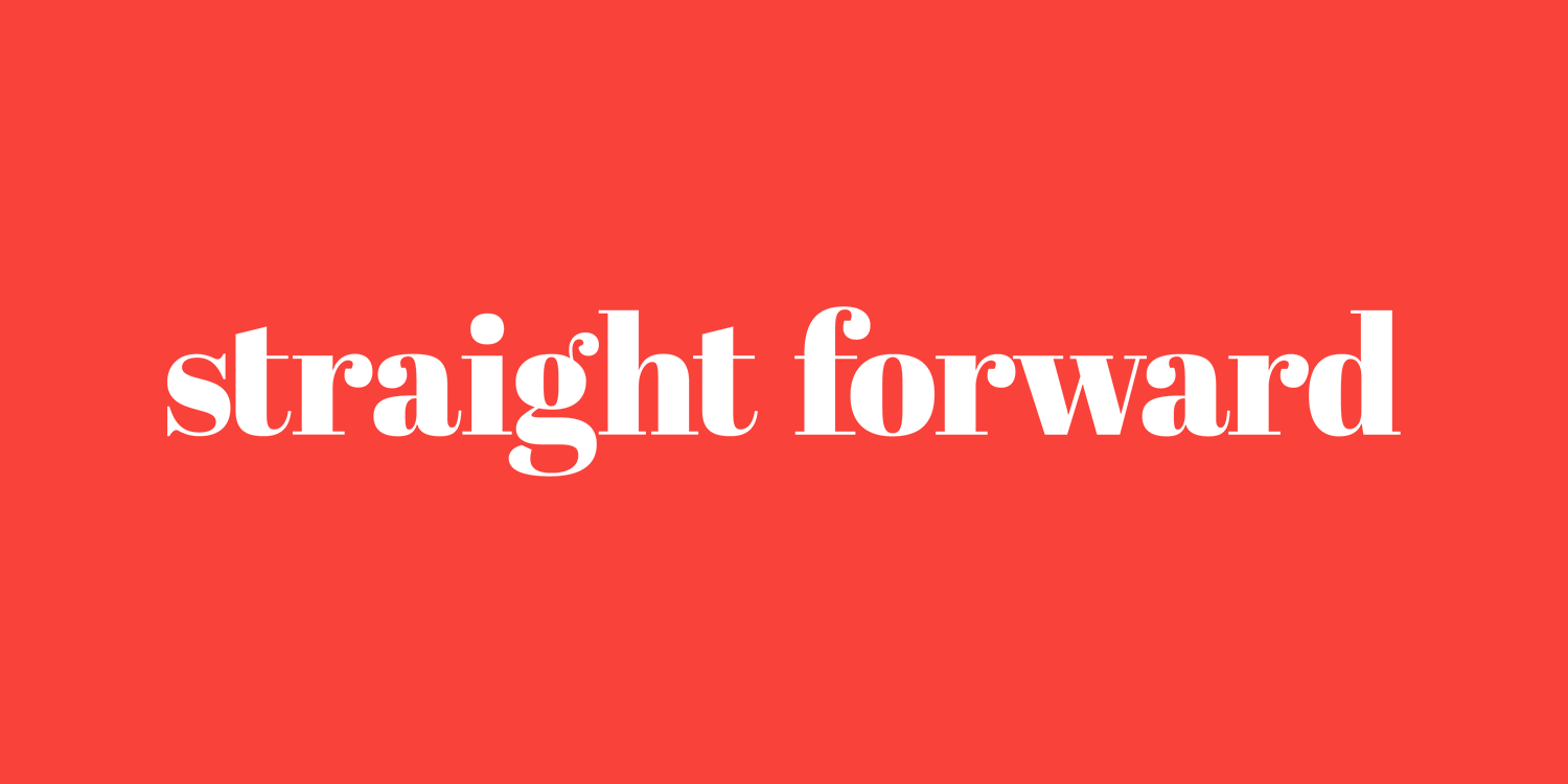 Straight Forward Design Global Brand Design Agency London